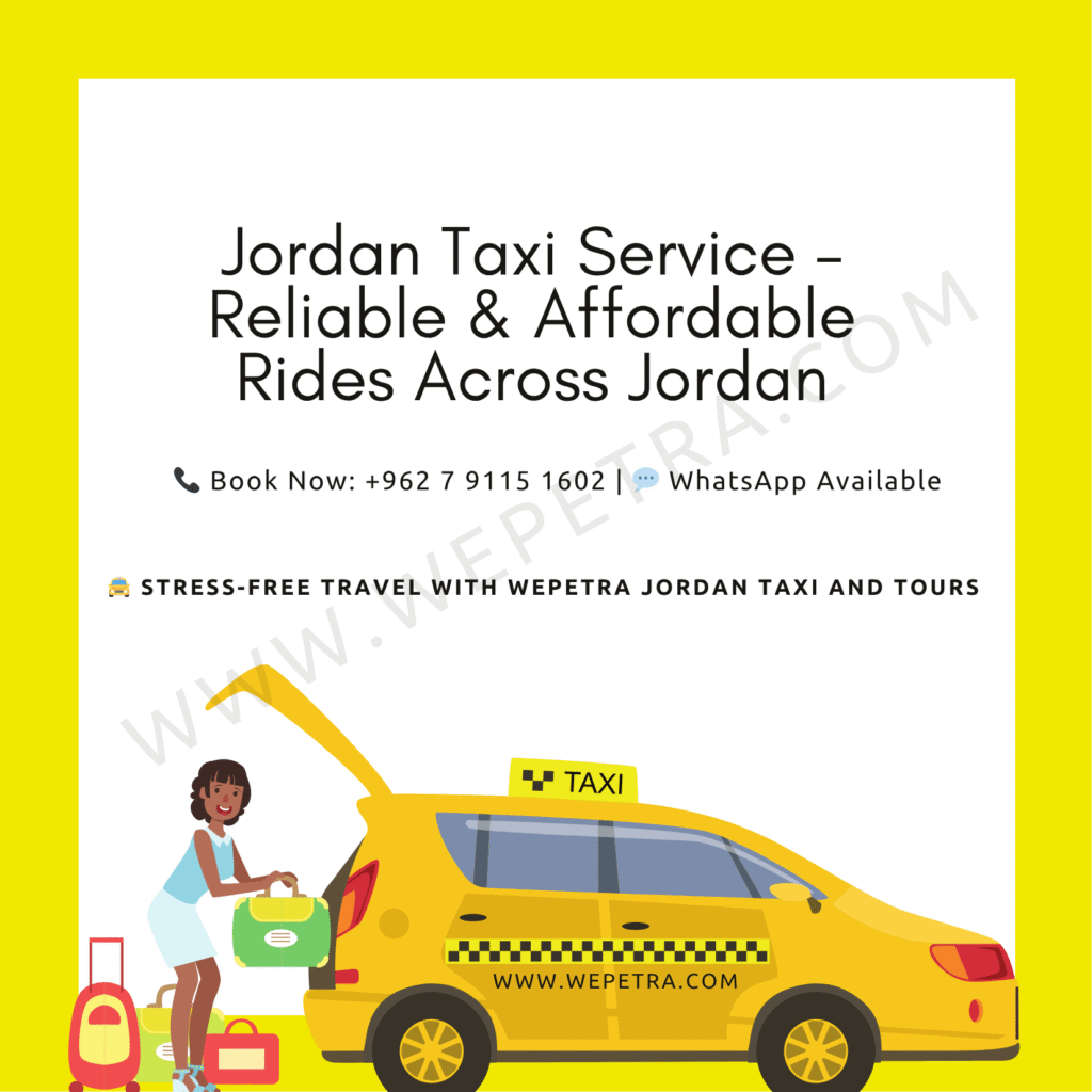 WePetra Jordan Taxi Service – Reliable & Affordable Rides Across Jordan
