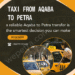 Taxi from Aqaba to Petra